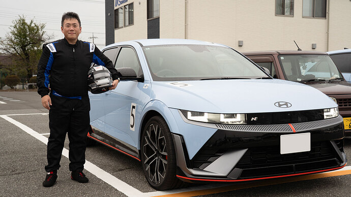 初参戦の冨田選手。
