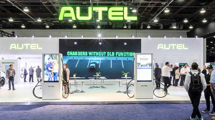 AUTEL booth at the Detroit Auto Show.