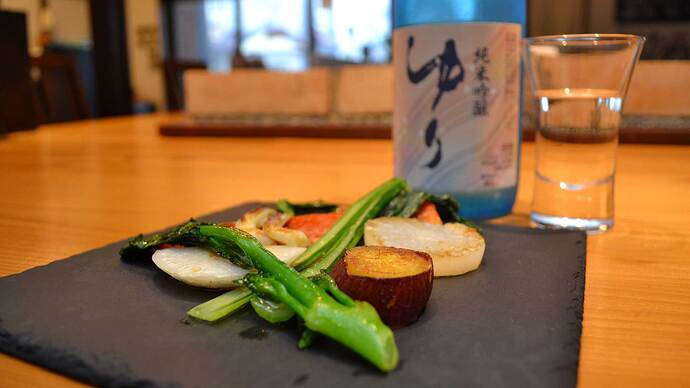 「Teppanyaki あいづ家」の料理。