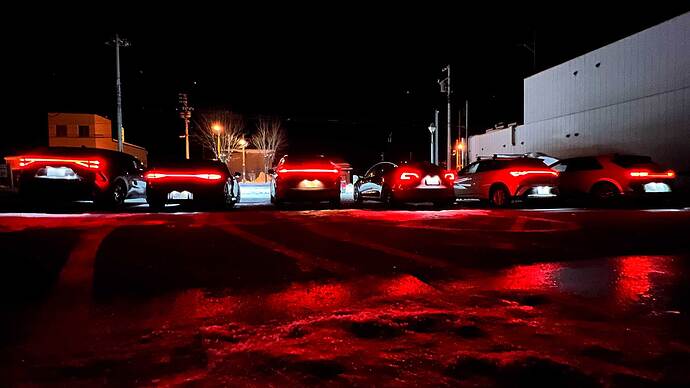 左からbZ4X、シール、コナ、モデル3、ドルフィン、IONIQ 5。