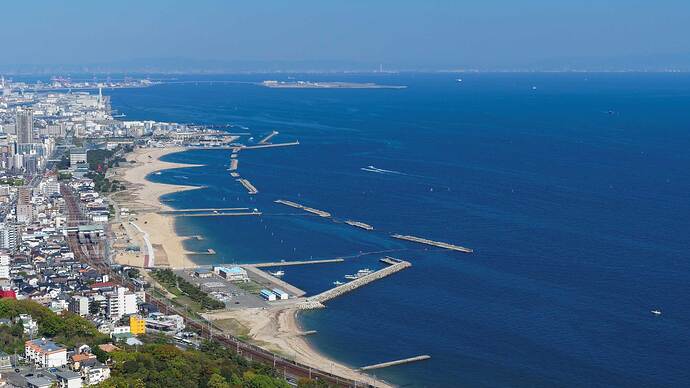 須磨海岸。