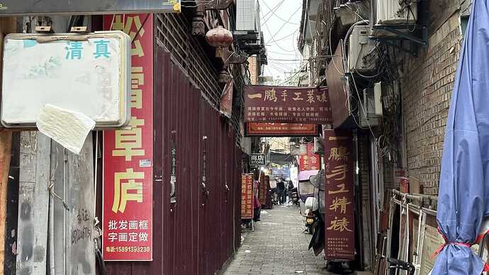 裏路地の方が落ち着きます
