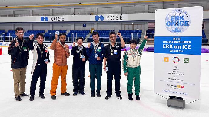 ビギナークラス勝者のみなさん。