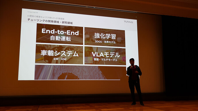 開発進捗について説明する山口祐CTO。