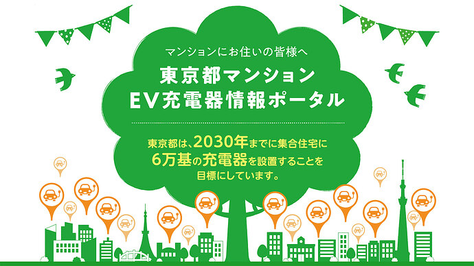 「東京都マンションEV充電器情報ポータル」