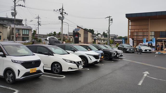 会場に集まった試乗車。（写真提供／よこよこ様）