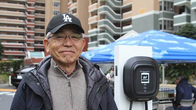 充電器設置を要望したアウディのEVオーナーである村林さん。PCA（プレミアムチャージングアライアンス）の「1年間無料」特典が終了したこともあり、自宅マンションの充電器設置を喜んでいらっしゃいました。