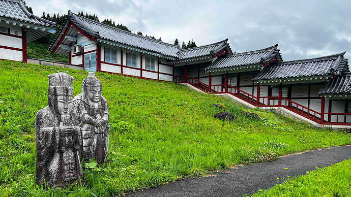 韓国的な風景を散歩