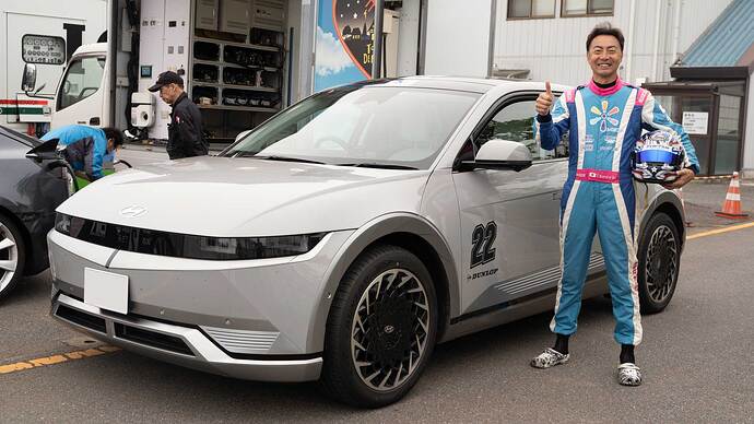 EV-GP第2戦に出場した小峰さん。