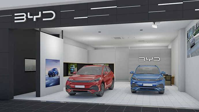 2023年2月、2店舗目としてオープンしたBYD AUTO 堺（大阪府堺市）。