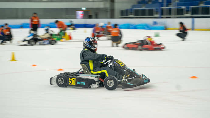 ERK on ICEのレース風景。