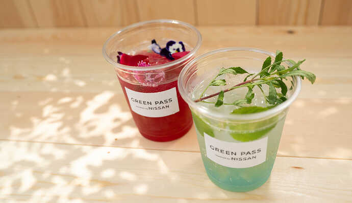激うまのスペシャルドリンク。同行者も飲めます♪