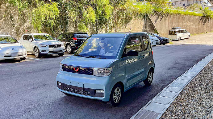 昨年の分解大会でバラバラになる前の宏光MINI EV。分解中は撮影禁止でした。