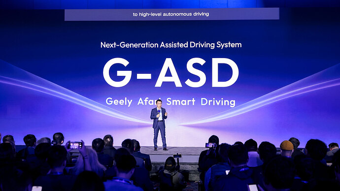 米ラスベガス＝CES2026で新技術を発表するGeely Auto Group（Geely公式サイトより引用）。