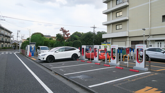 テスラ スーパーチャージャー 東京-杉並