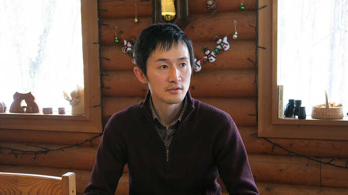あぜくら山荘の渡辺俊介さん。
