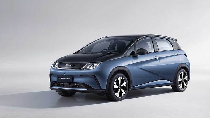 第2回グランプリのBYD『ドルフィン』。