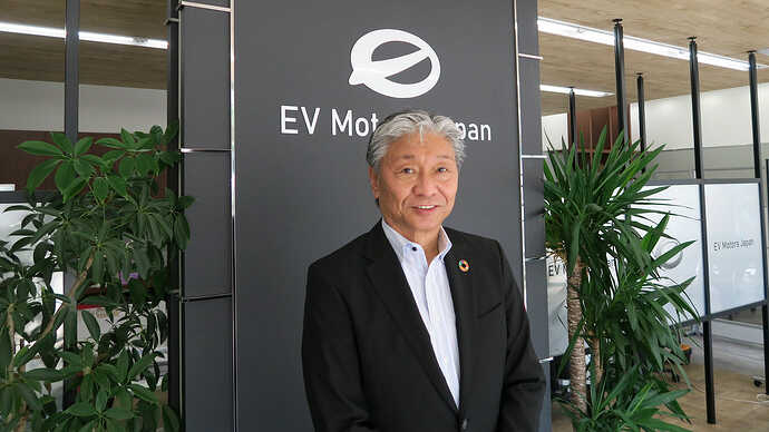 EV Motors Japan代表取締役社長の佐藤裕之さん。