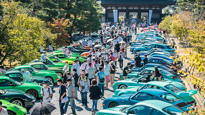 京都仁和寺でのポルシェオーナーイベントなどを紹介するプレスリリース。
