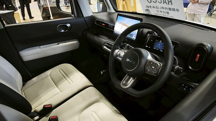 RACCOの運転席。
