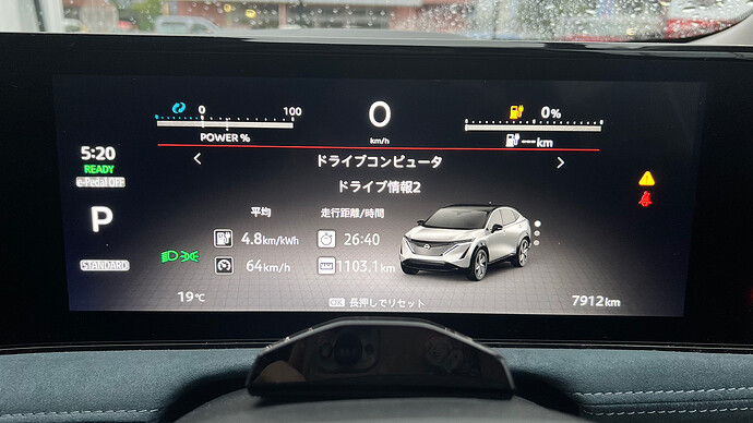 全行程のドライブ情報。