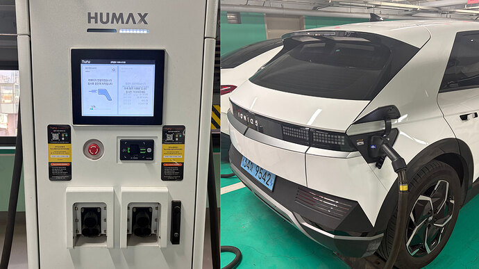 HUMAXで無事充電できた。