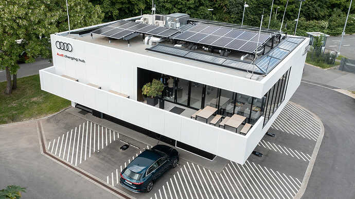 Audi charging hub