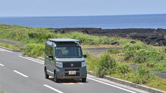 八丈島を電吉で快走！