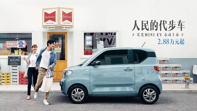 『宏光 MINI EV』。