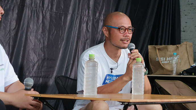 HMCJ会長の辻榮亮さん。