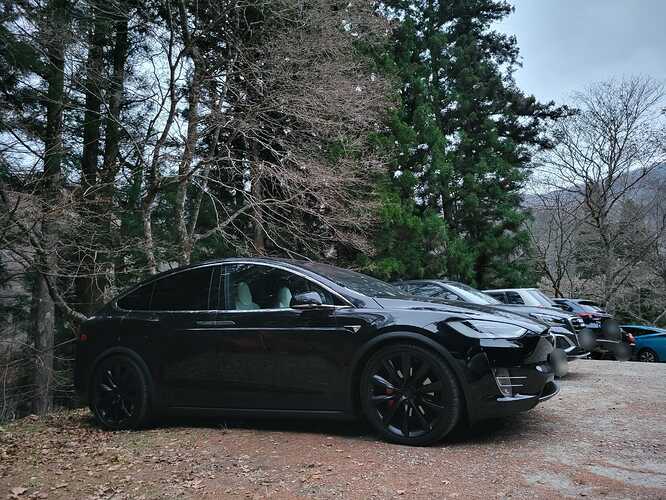 電気自動車テスラモデルXで東京-南会津の長距離