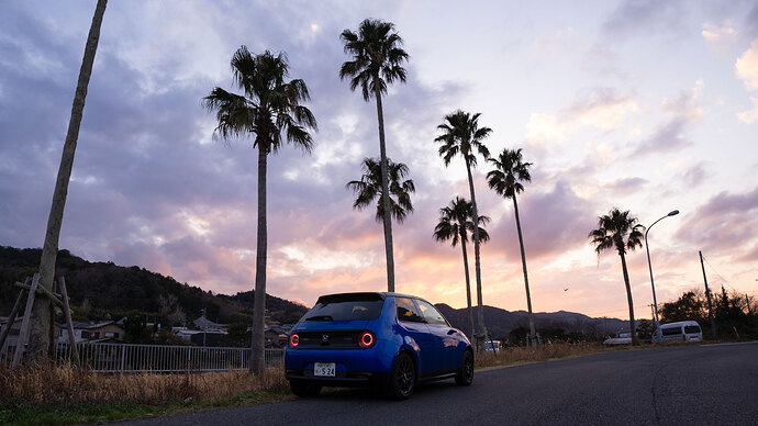 「EV×絶景」鴨川市にて。