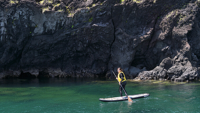 晴天の八丈島で、SUPも楽しんじゃいました！