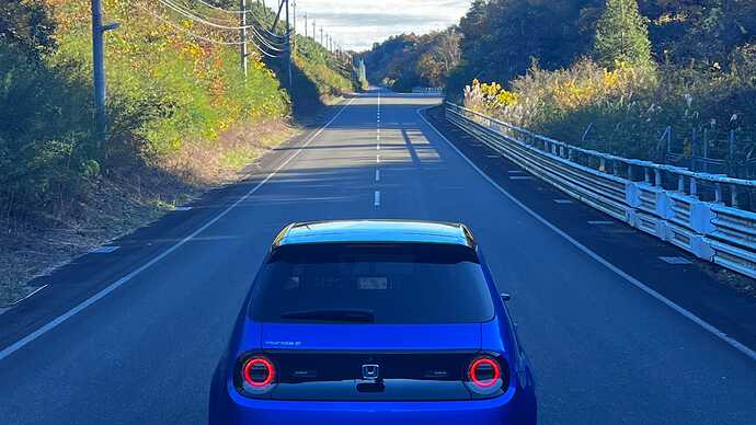 JARIのテストコースにて。