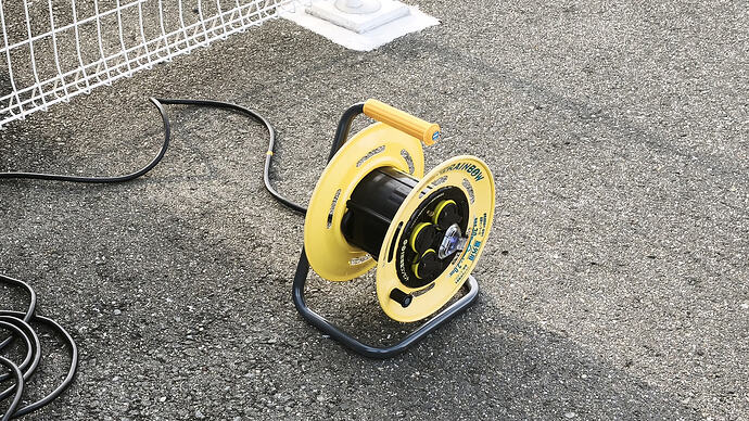 コードリールも借りておいた。