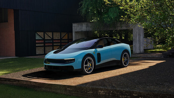 ルーチェの車重は2260kgです。バッテリーパック重量を約625kgと仮定すると、車体や駆動系などバッテリー以外の部分は約1635kgに収まる計算になります。5m超のボディを持つ4ドア・5シーターBEVとしては軽量で、スチールを一切使わず、アルミを多用した設計思想が効いていることがうかがえます。