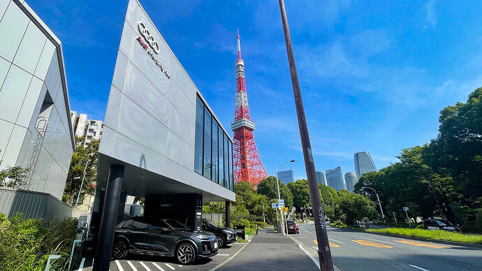 Audi charging hub芝公園