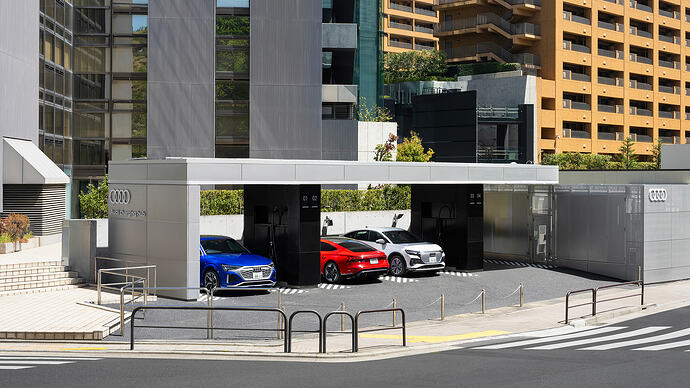 Audi charging hub紀尾井町