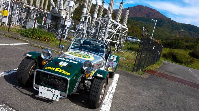 2013年10月28日、大分県の八丁原地熱発電所にて（写真／寄本好則）