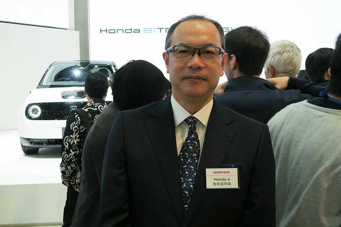 『Honda e』開発のキーパーソン。LPLの人見康平氏。