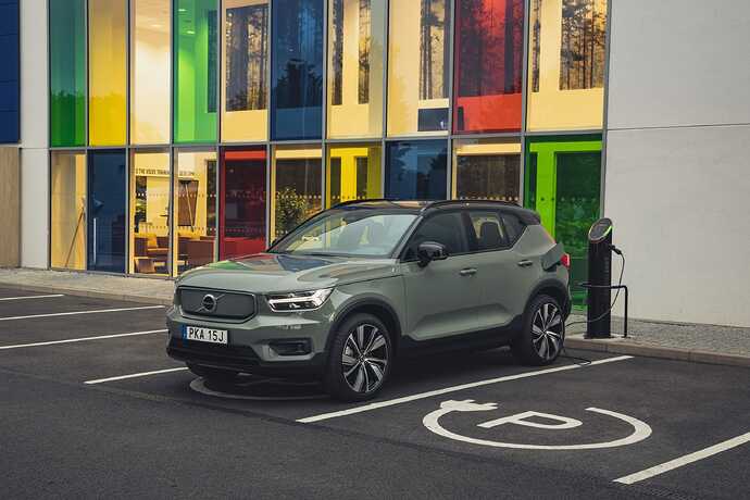 XC40リチャージ。画像はボルボ公式より。