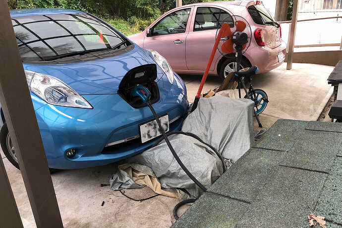 今回の「救世主」である24kWリーフ。