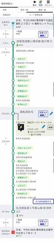 東京→名古屋、夏モード