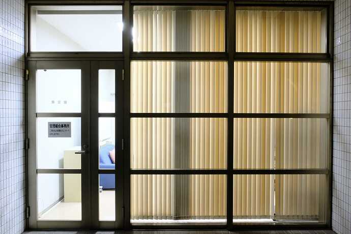管理組合の会議室。常設の会議室があるのは珍しい。