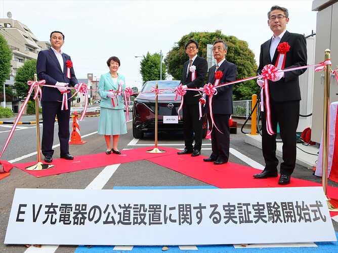 2021年6月8日の開業式、テープカットのようす。（横浜市温暖化対策統括本部が撮影した記録写真）
