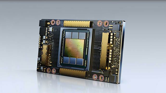 Nvidiaの最先端GPU A100シリーズ。（公式サイトより引用）