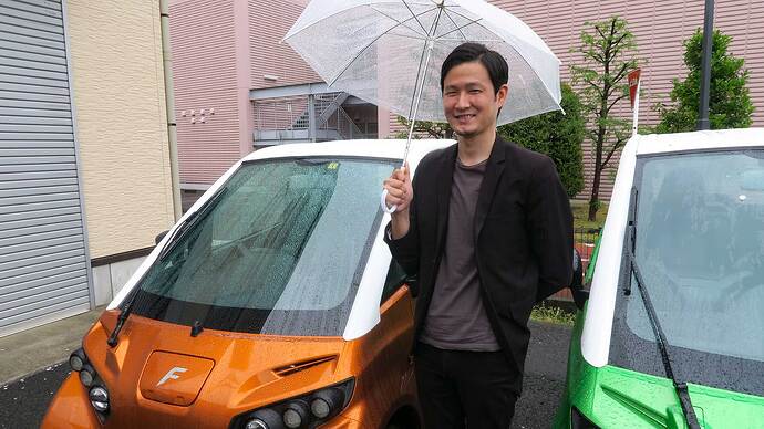 取材窓口になっていただいたFOMM社長室 兼 Mobility事業本部長代理の佐藤俊さん。最初に紹介したYouTube動画をアップしている広報担当者でもあります。