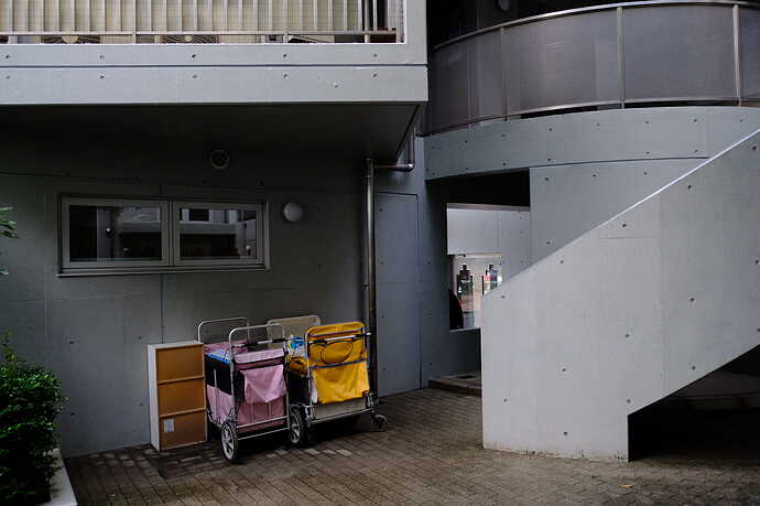モンパルテに入っている保育園。日中は子供たちの楽しそうな声が響く。取材時は日曜の夕方だったので、子供たちも先生もいませんでした。