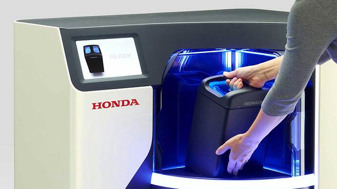 『Honda Mobile Power Pack Exchanger Concept』