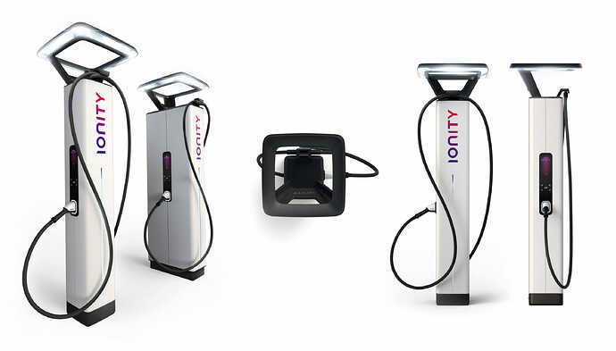 IONITYのiF金賞受賞の充電器。IONITYの公式サイトより転載。